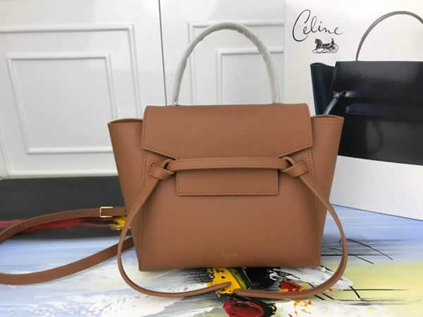 Replica Celine Flap Bag Brown Shoulder Bag With 1:1 Quality